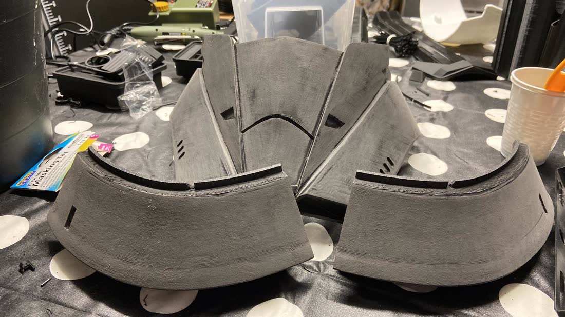 First sanding pass
