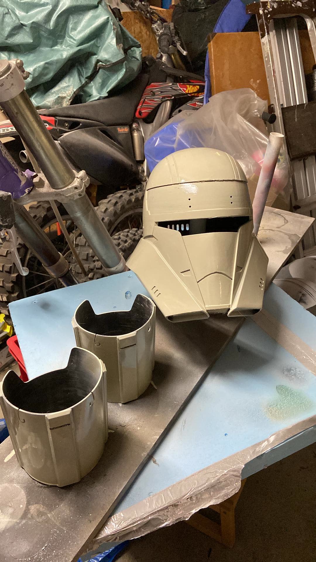 Spray filler primer.